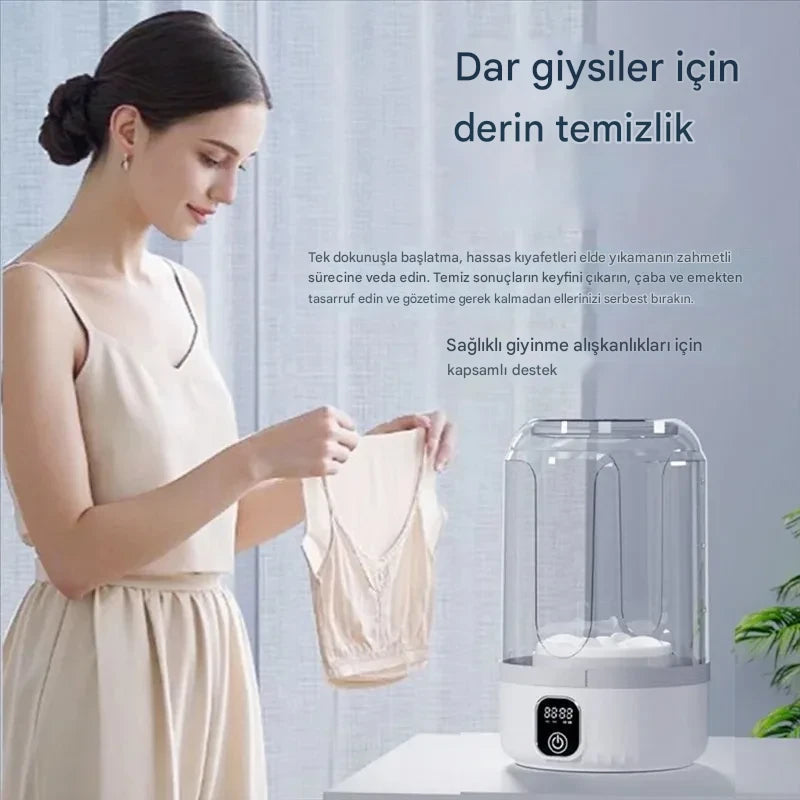 Mini Taşınabilir Çamaşır Makinesi